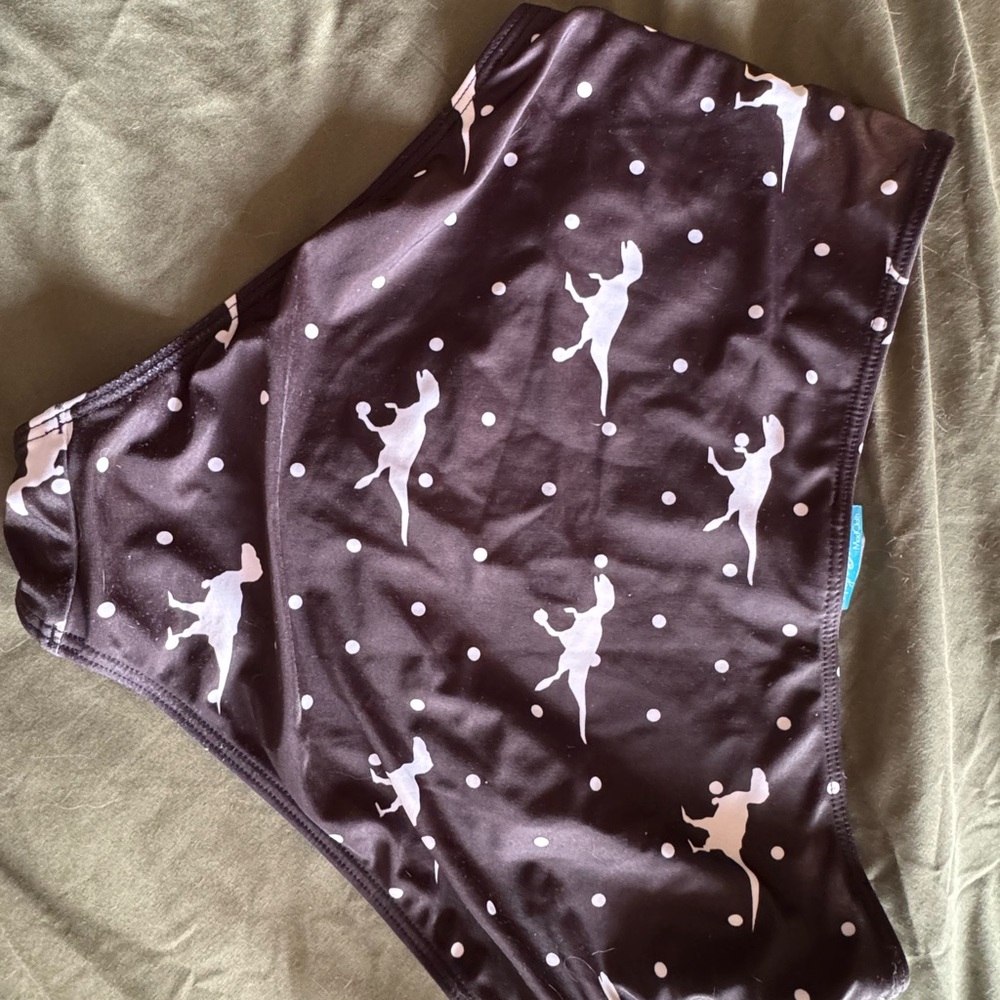 Modcloth Black and White Dino Print Bottoms